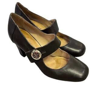 ANTONIO MELANI Brown Mary Jane Heels